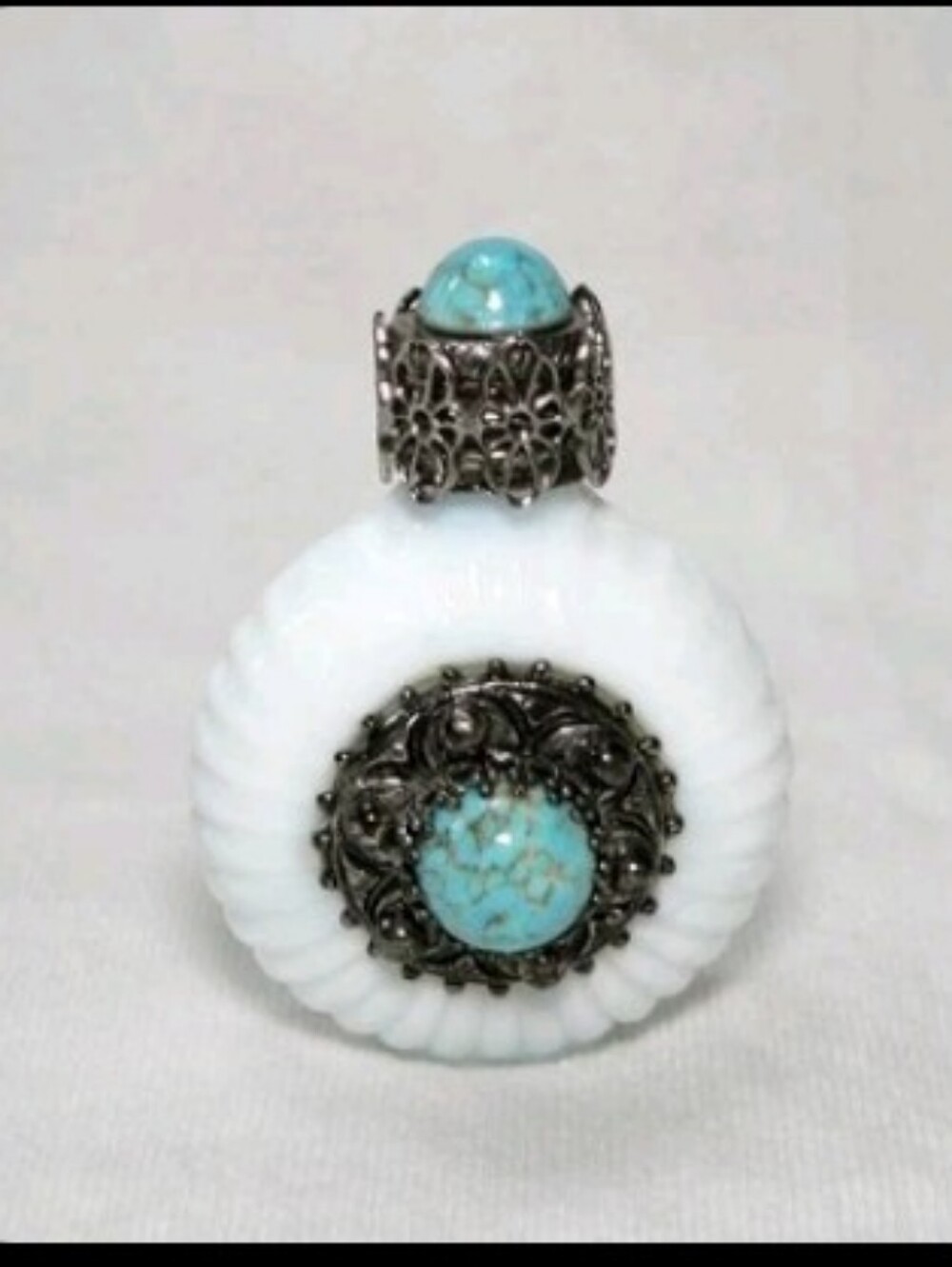 Vintage Miniature Czech Murano Glass Perfume Bottle